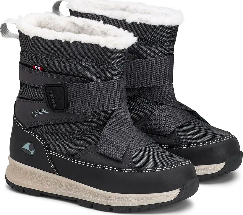 Viking Footwear Kids’ Verglas R GORE-TEX Warm Charcoal/Black