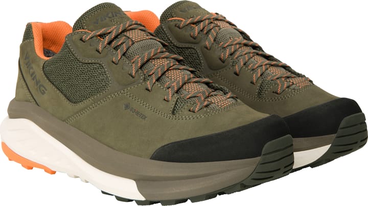 Viking Footwear Men's Cerra Hike Low GORE-TEX Olive/Orange Viking Footwear