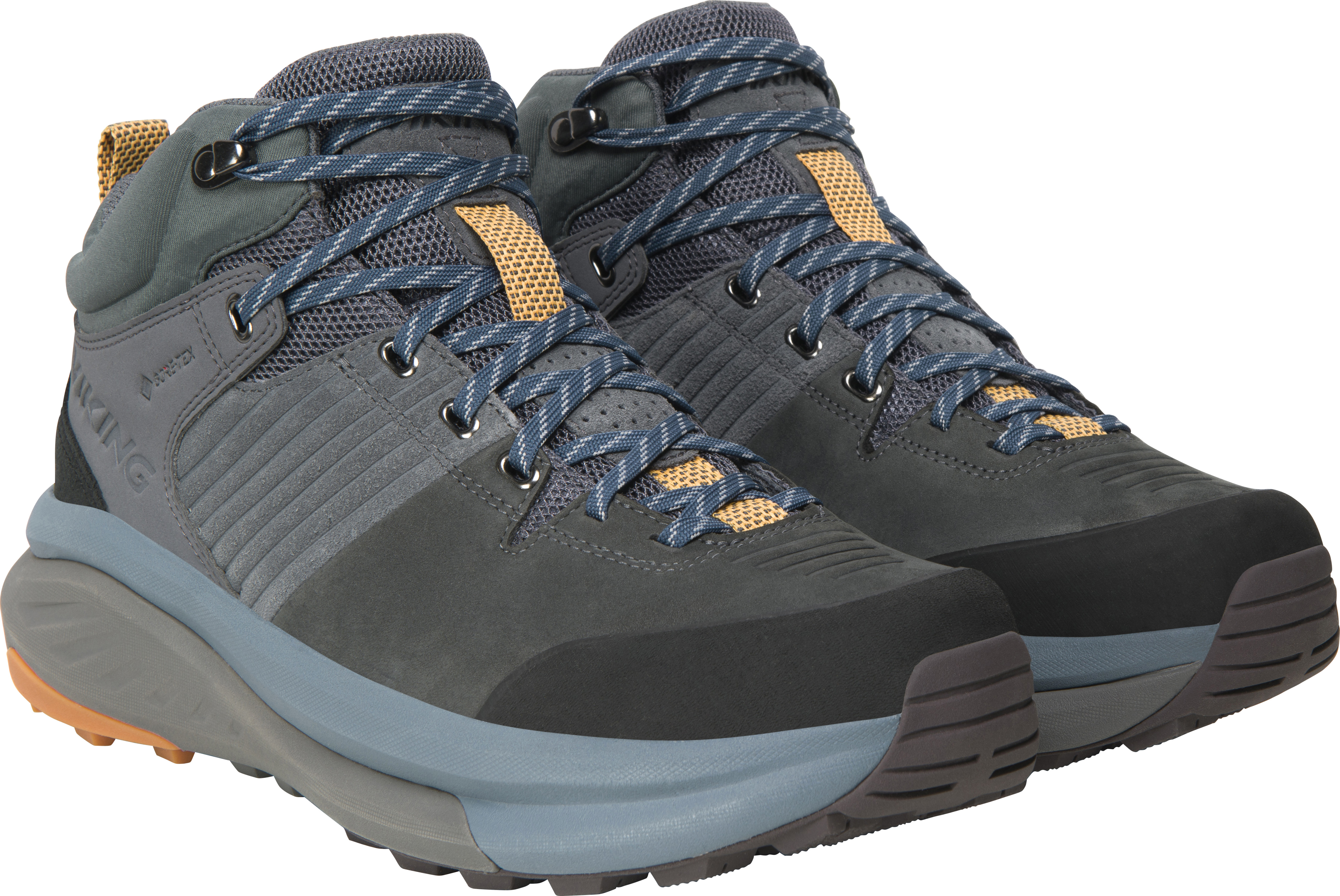 Viking Footwear Men’s Cerra Hike Mid Gore-Tex Grey/Denim