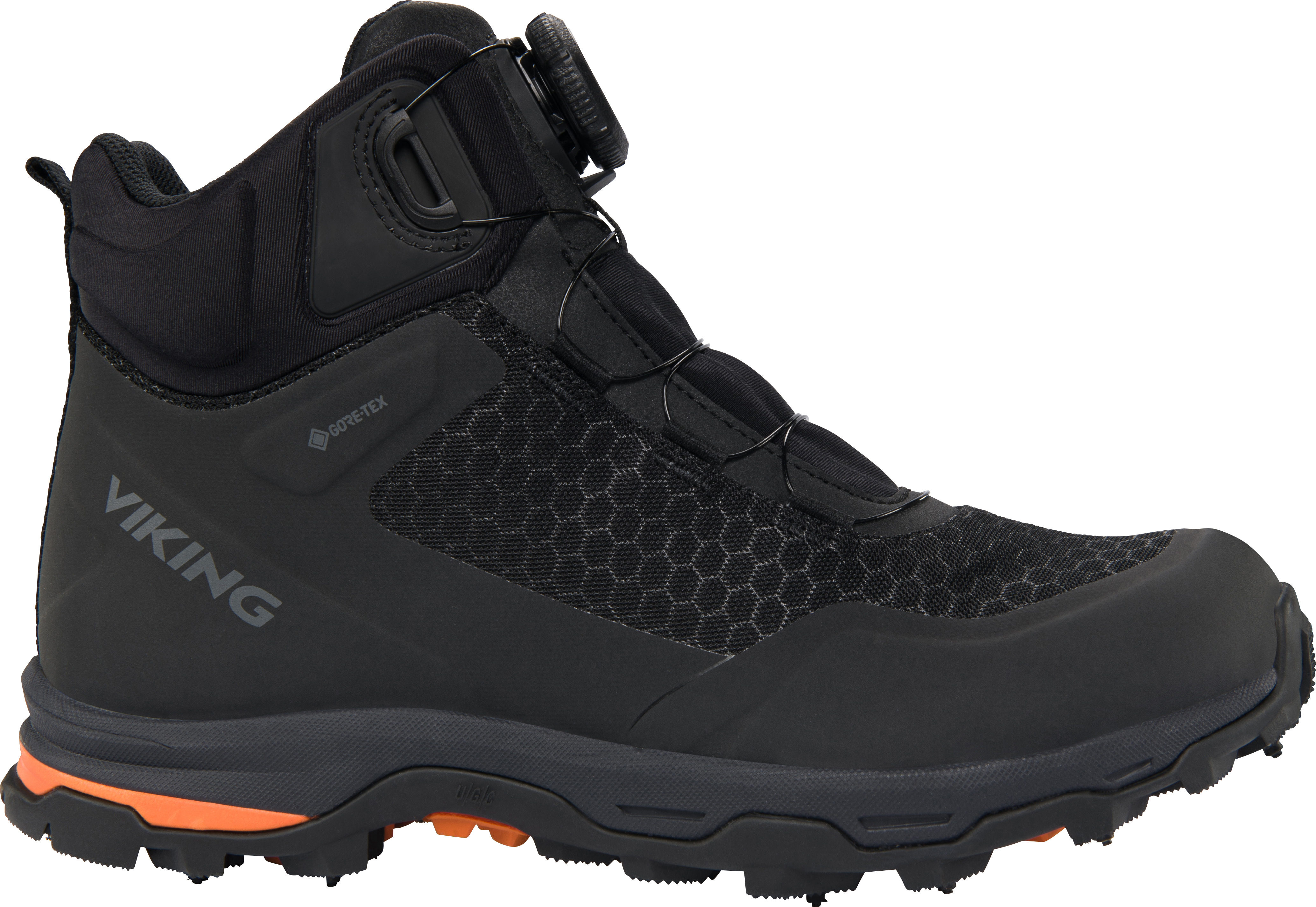 Women’s Rask 2 Warm Spikes Mid GORE-TEX Boa Black/Orange