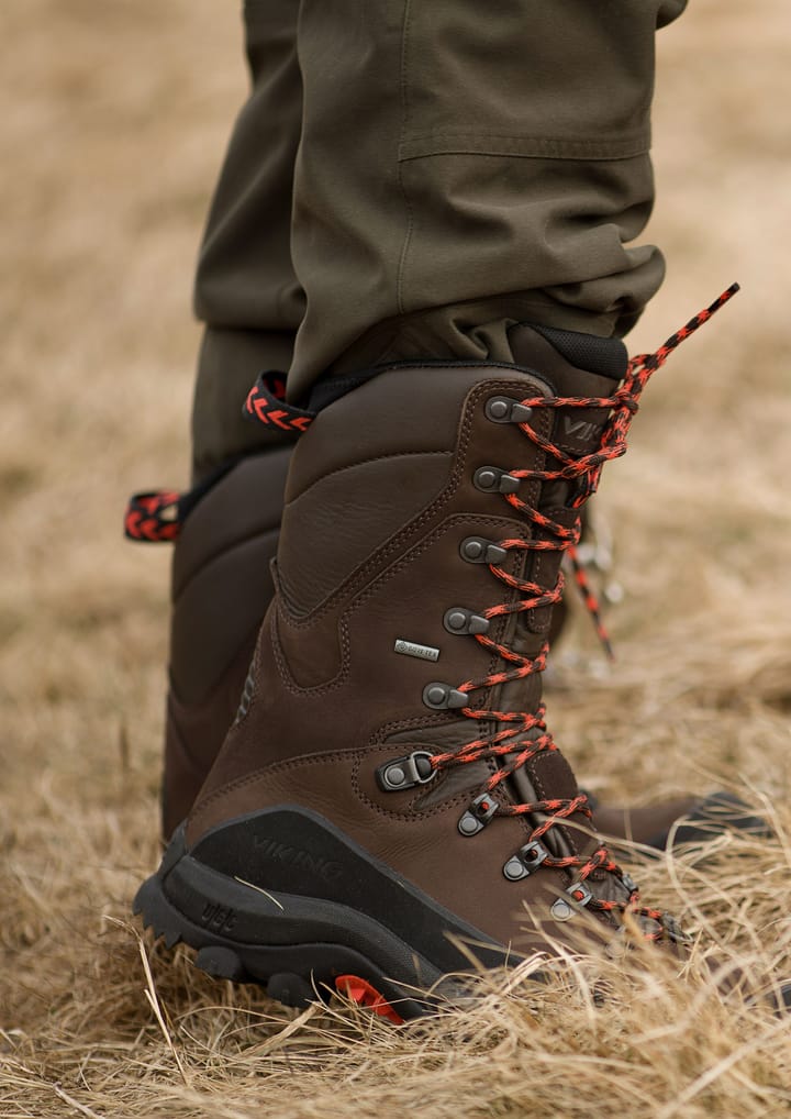 Viking Footwear Villrein De Luxe Tall Gtx Dark Brown/Red Viking Footwear