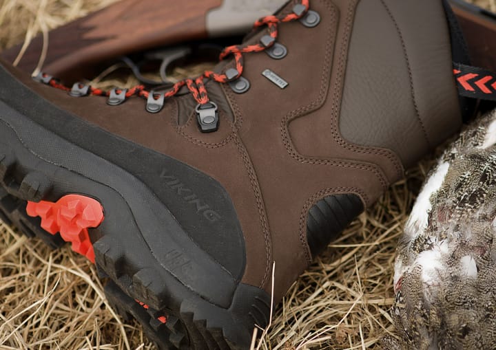 Viking Footwear Villrein De Luxe Tall Gtx Dark Brown/Red Viking Footwear