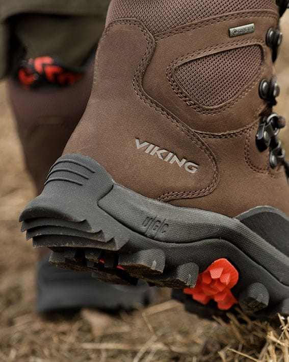 Viking Footwear Villrein High Gtx M Dark Brown/Red Viking Footwear