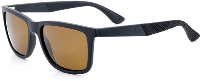 Vision Vision Aslak Brown Sunglasses Polarflite - Black Vision