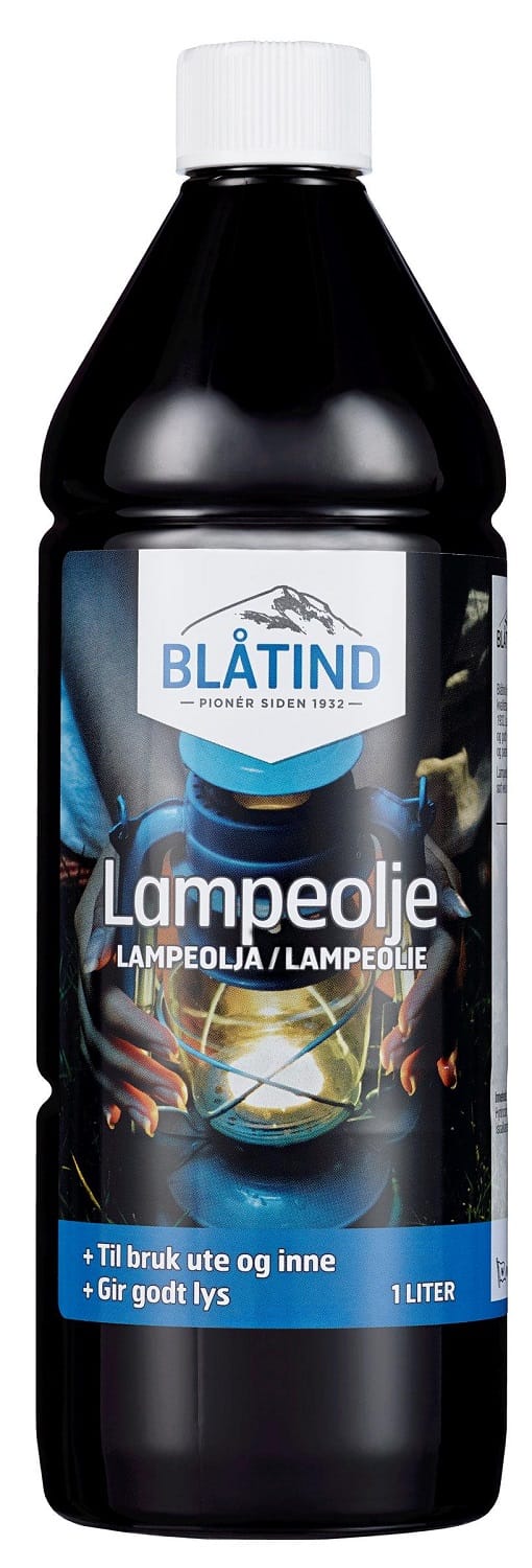 Blåtind Blåtind Lampeolje 1 Liter Avgir Ingen Lukt, Røyk Eller Sot Ved Bru Blåtind