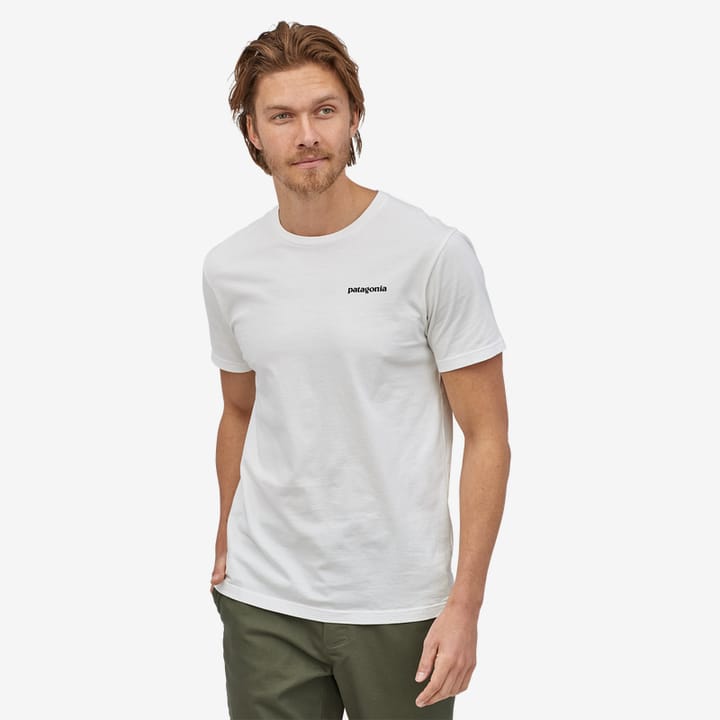 Patagonia Men's P-6 Logo Responsibili-Tee White Patagonia