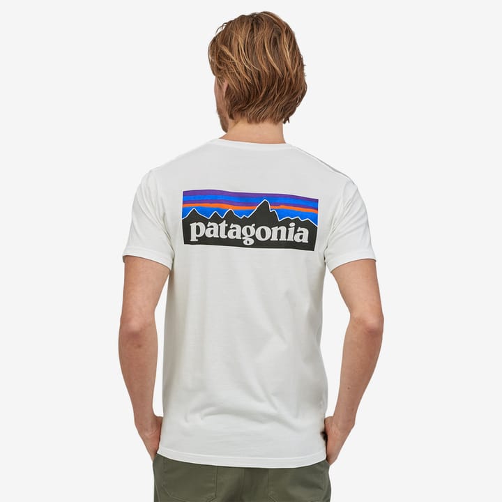 Patagonia Men's P-6 Logo Responsibili-Tee White Patagonia