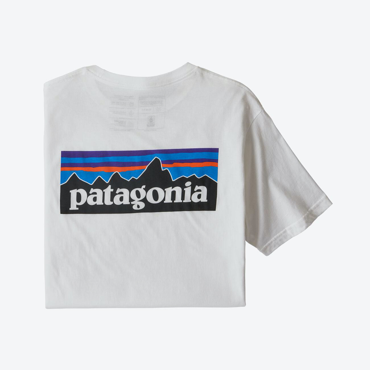 Shirt/T-shirt | Mens P-6 Logo Responsibili-Tee  (Hvid (WHITE) X-large) | Patagonia