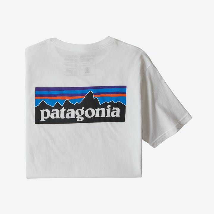 Patagonia Men's P-6 Logo Responsibili-Tee White Patagonia