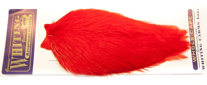 Whiting Whiting Am. Rooster Cape - Red (White Dyed) Whiting