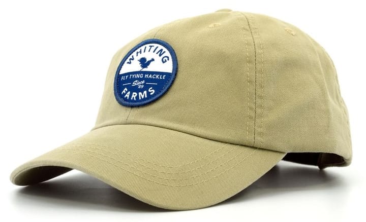 Whiting Whiting Farms Twill Cap Vintage Khaki Bomull Caps Med Whiting Logo I Front Nimbus Cloud/white Whiting