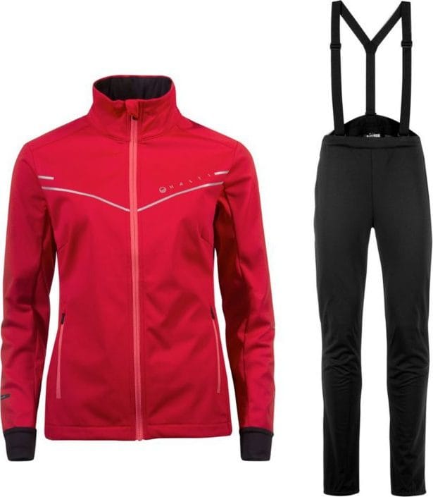 Halti Women's Vire Xct Softshell Set Ski Patrol Red