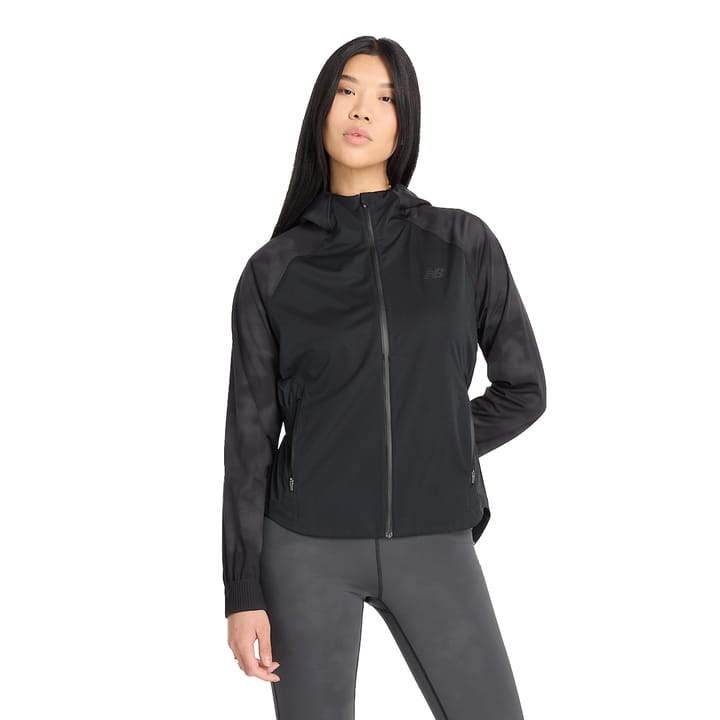 New Balance Women's Reflective Woven Jacket Blacktop New Balance