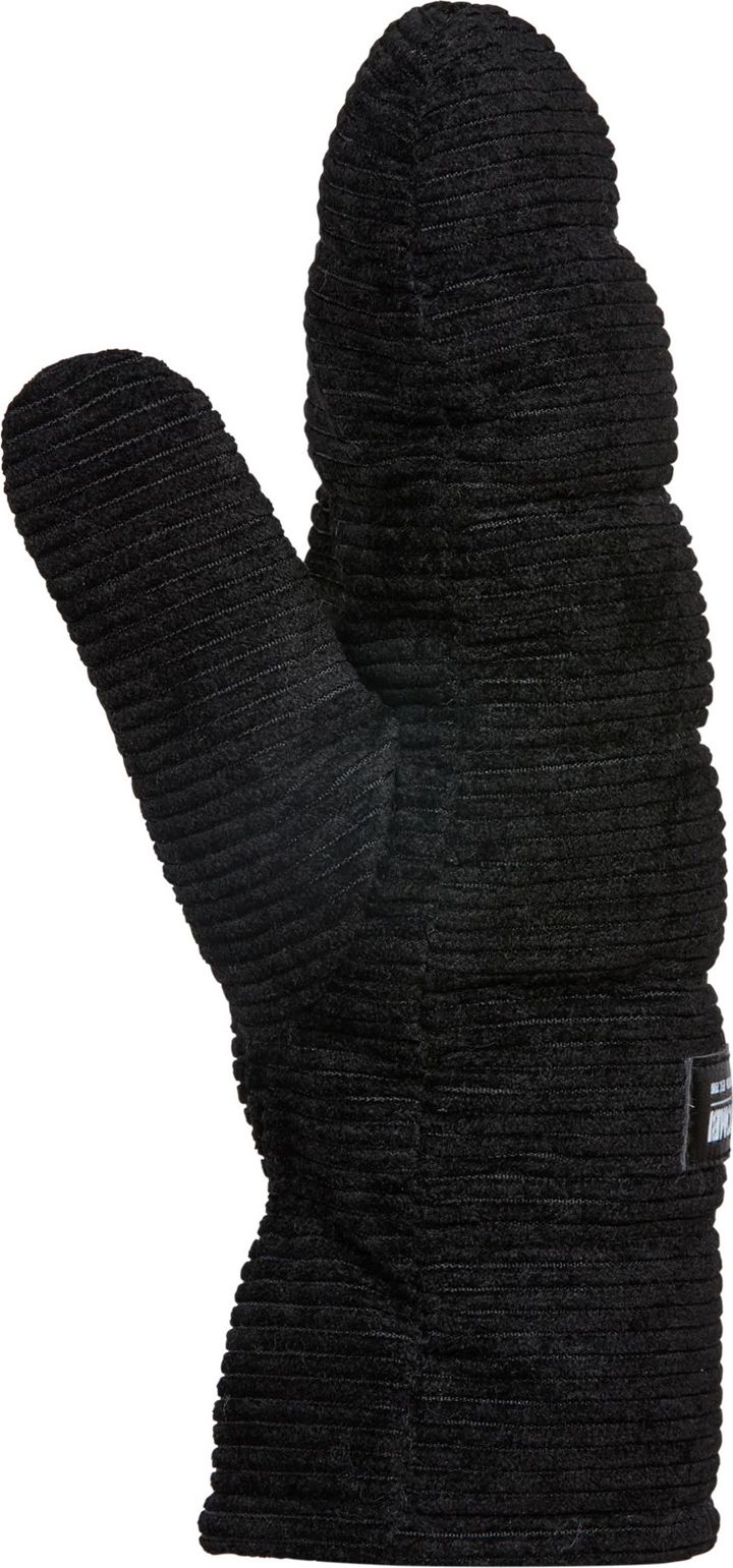 Kombi Women's Corduroy Mittens Black Kombi