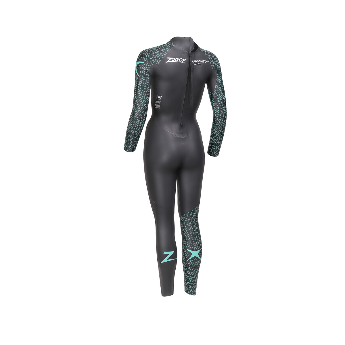 Zoggs Women’s Preadator Tour FS Triathlon Wetsuit  Black/Blue