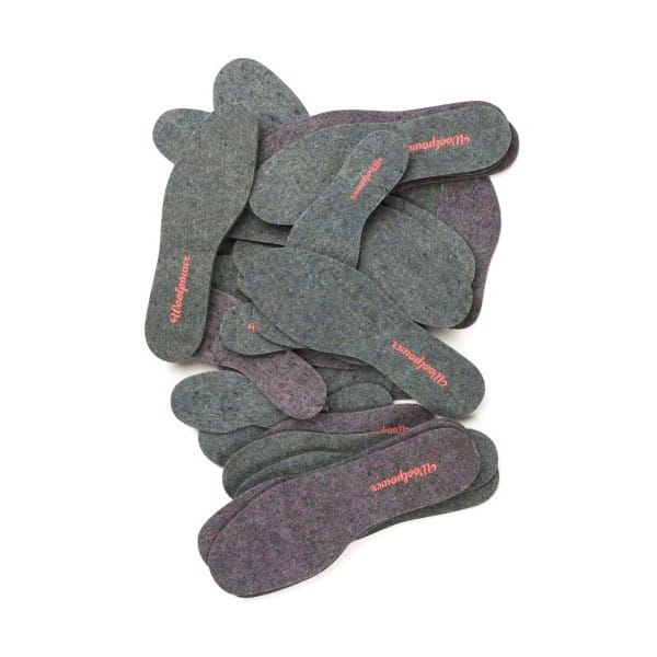 Woolpower Felt Insoles Recycled Grey Woolpower