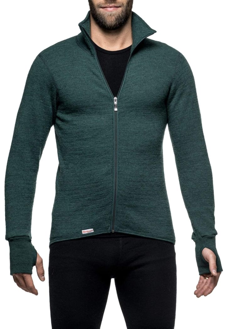 Woolpower Full Zip Jacket 400 Forest Green Woolpower