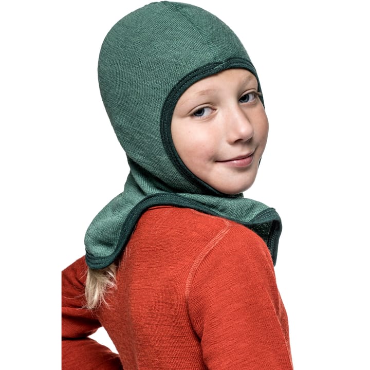 Woolpower Kids' Balaclava 200 Lake Green Woolpower