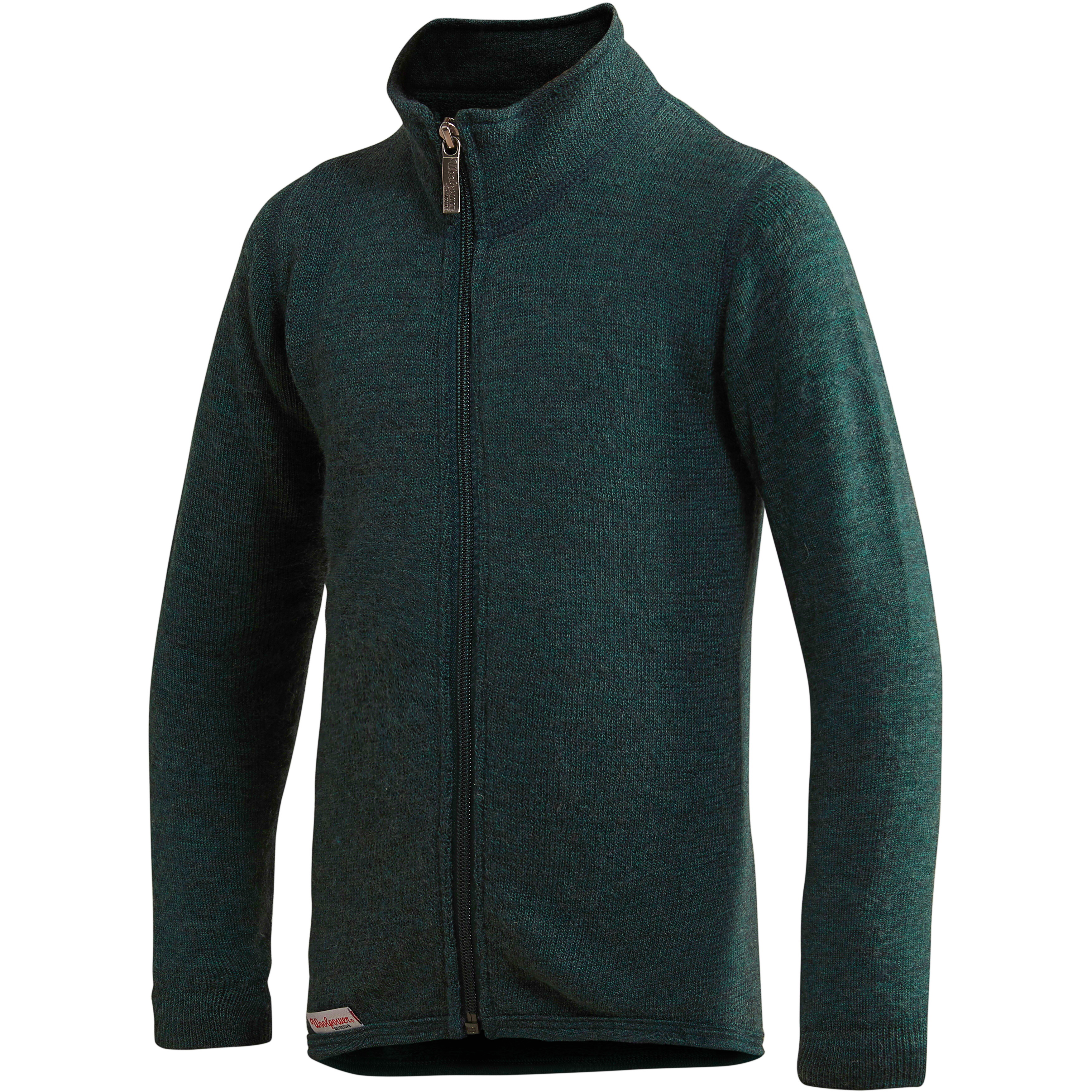 Woolpower Kids’ Full Zip Jacket 400 Forest Green