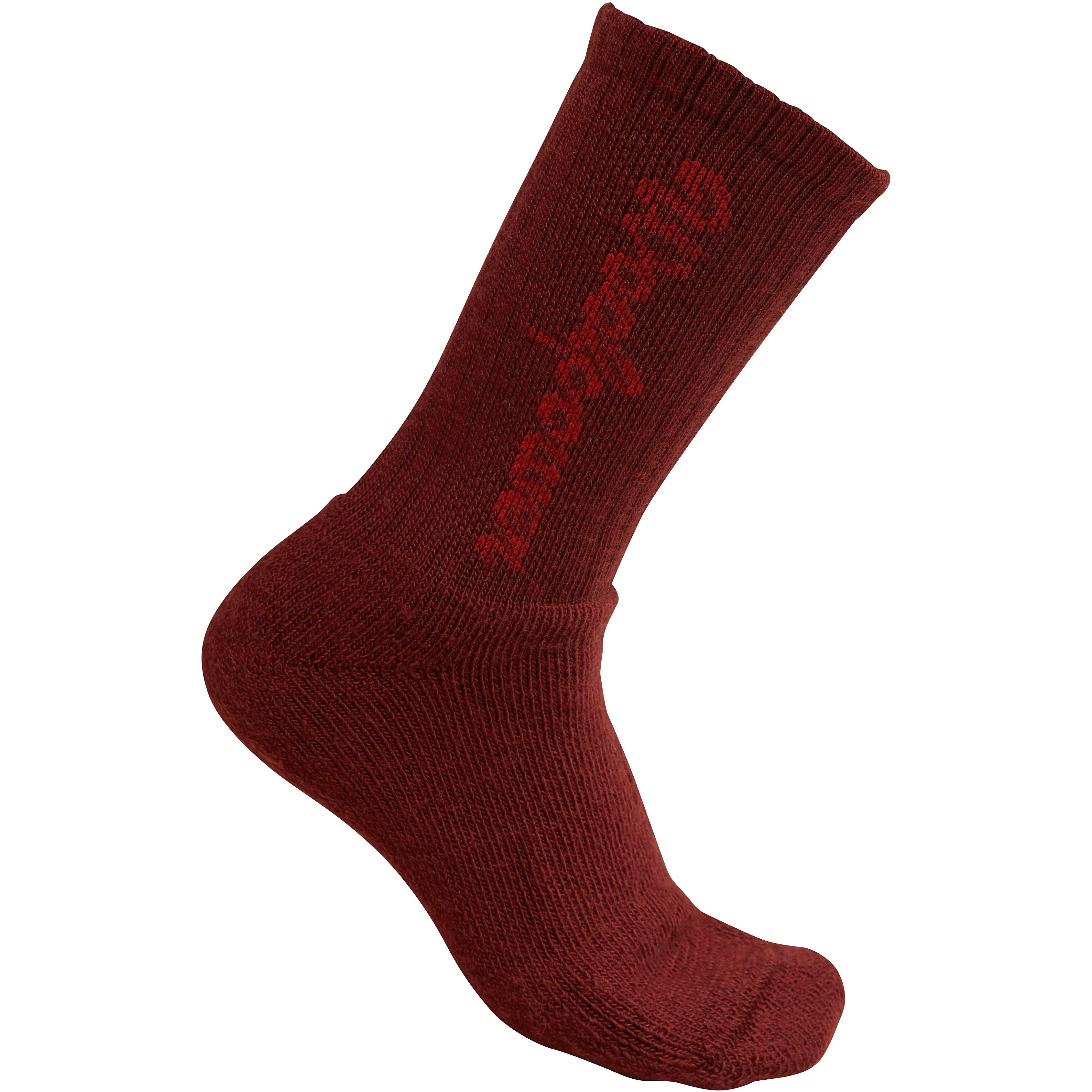 Woolpower Kids’ Socks Logo 400 Rust Red