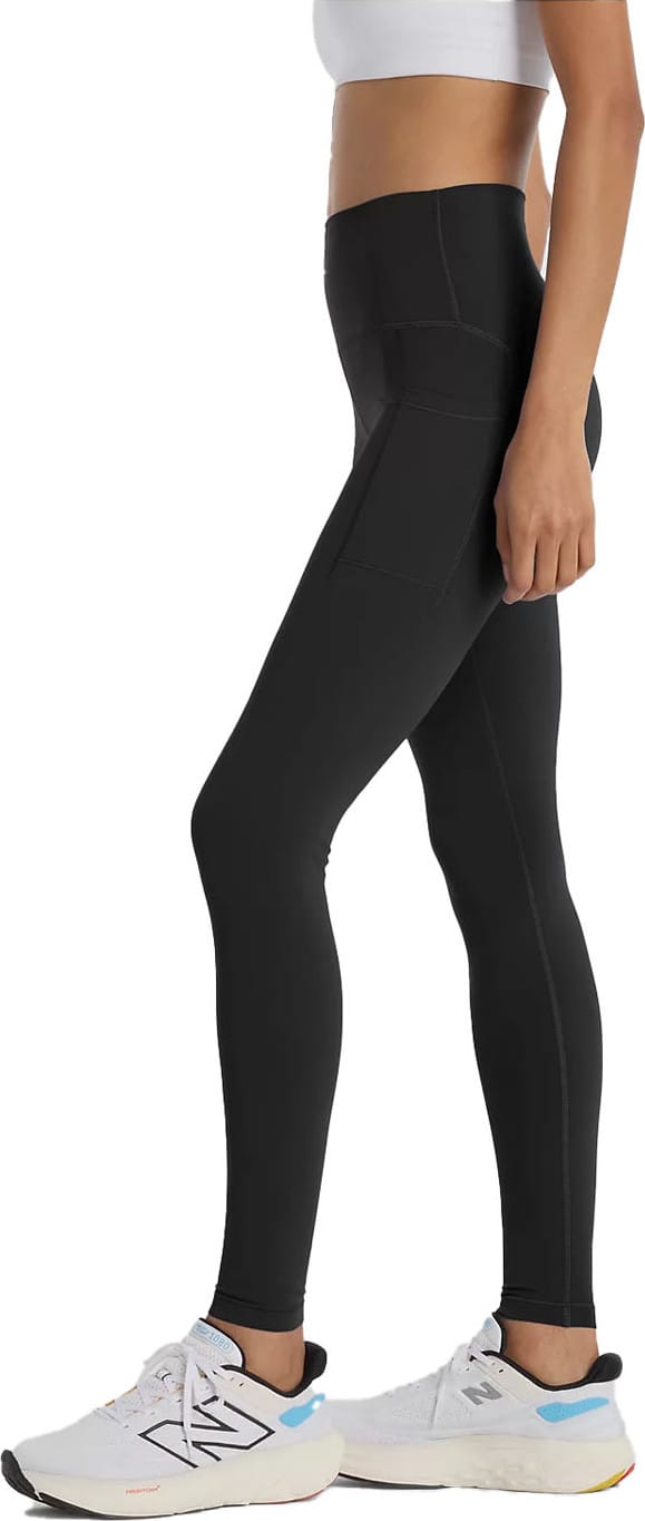 New Balance Women's NB Sleek Pocket High Rise Legging 27" Black New Balance