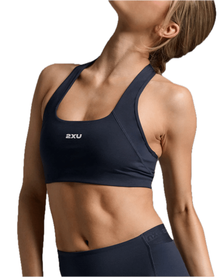 2XU Women'S Form Racerback Medium Impact Bra Midnight/white 2XU