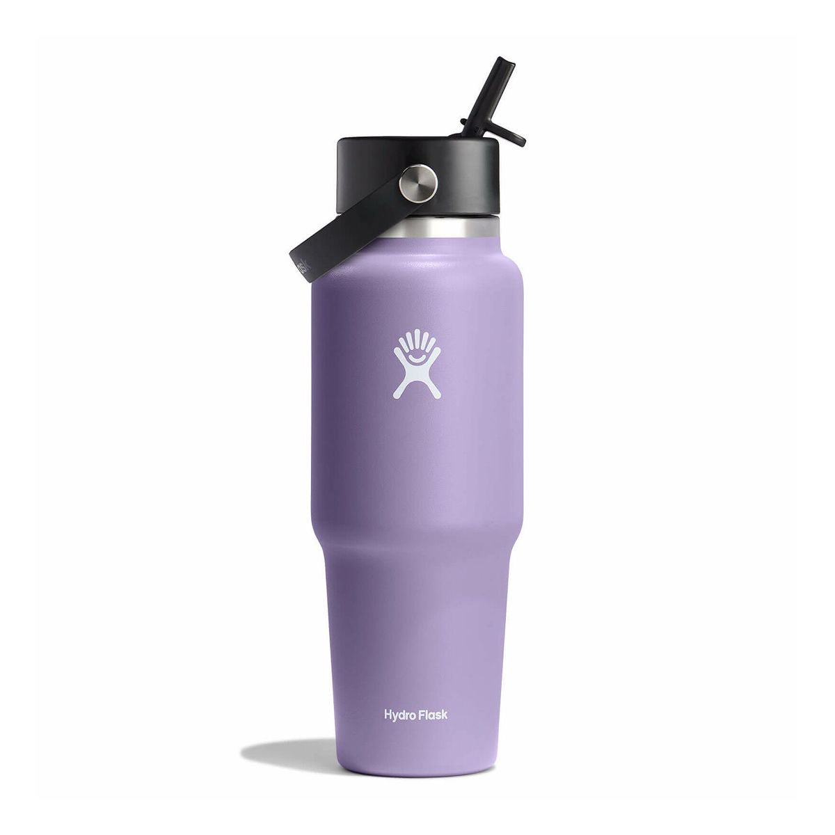 Hydro Flask Wide Mouth Travel Bottle with Flex Straw Cap (946ml) Moonshadow