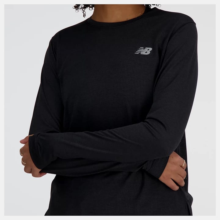 New Balance Athletics Long Sleeve Black Heather New Balance