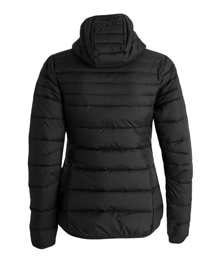 Tufte Wear Womens Down Light Hooded Jacket Black Beauty / Phantom Tufte Wear