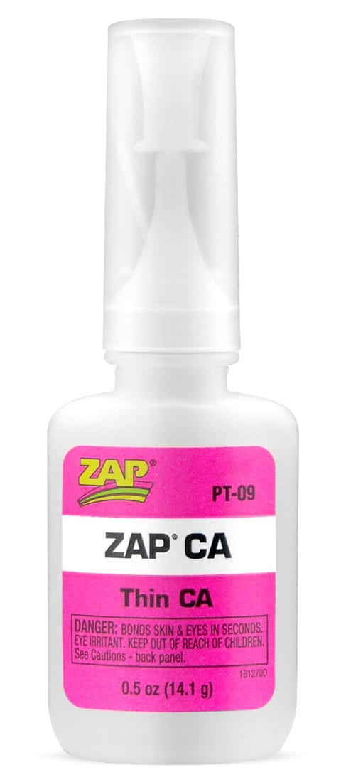 Zap-A-Gap Zap Ca Thin 14 G Pink Tyntflytende Superlim Zap-A-Gap