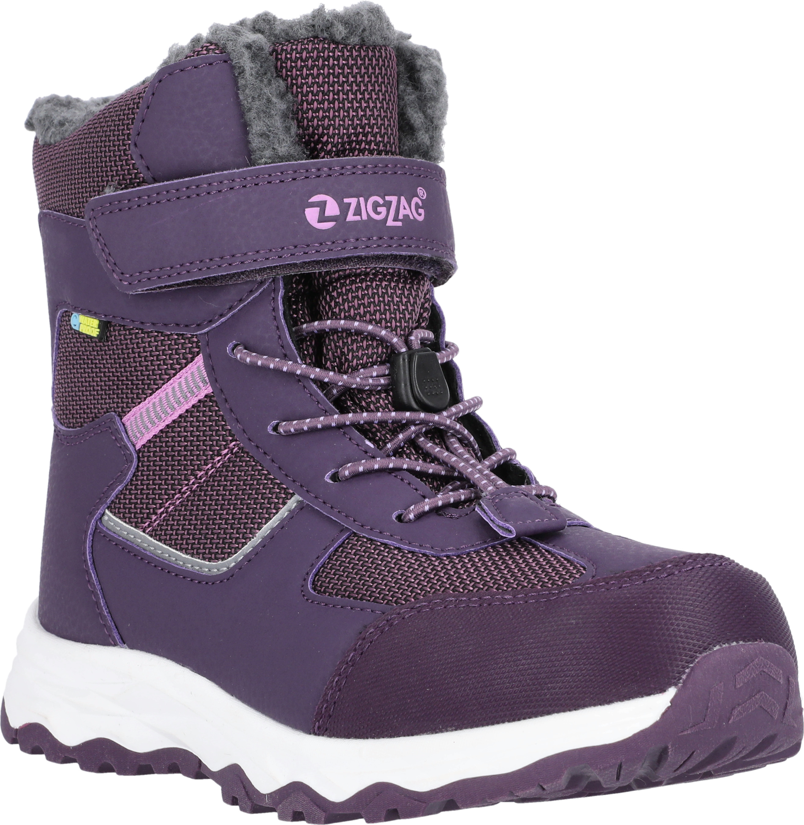 ZigZag Kids’ Balful Winterboot Wp Purple Pennant