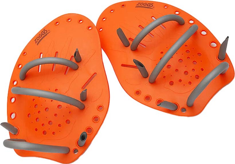 Zoggs Matrix Hand Paddles Orange/Grey