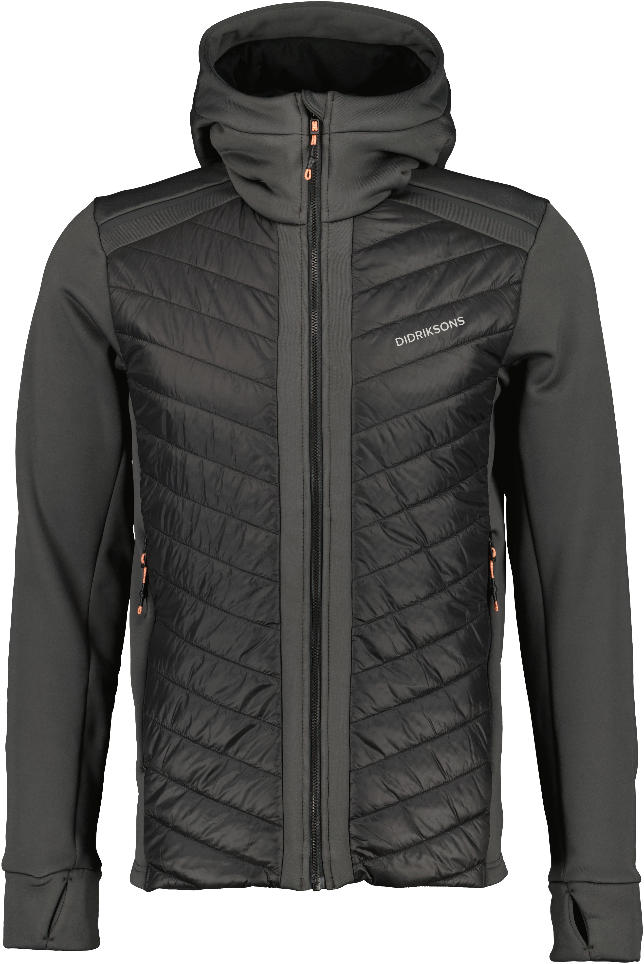 Didriksons Men’s Zuko Full Zip 2 Coal Black