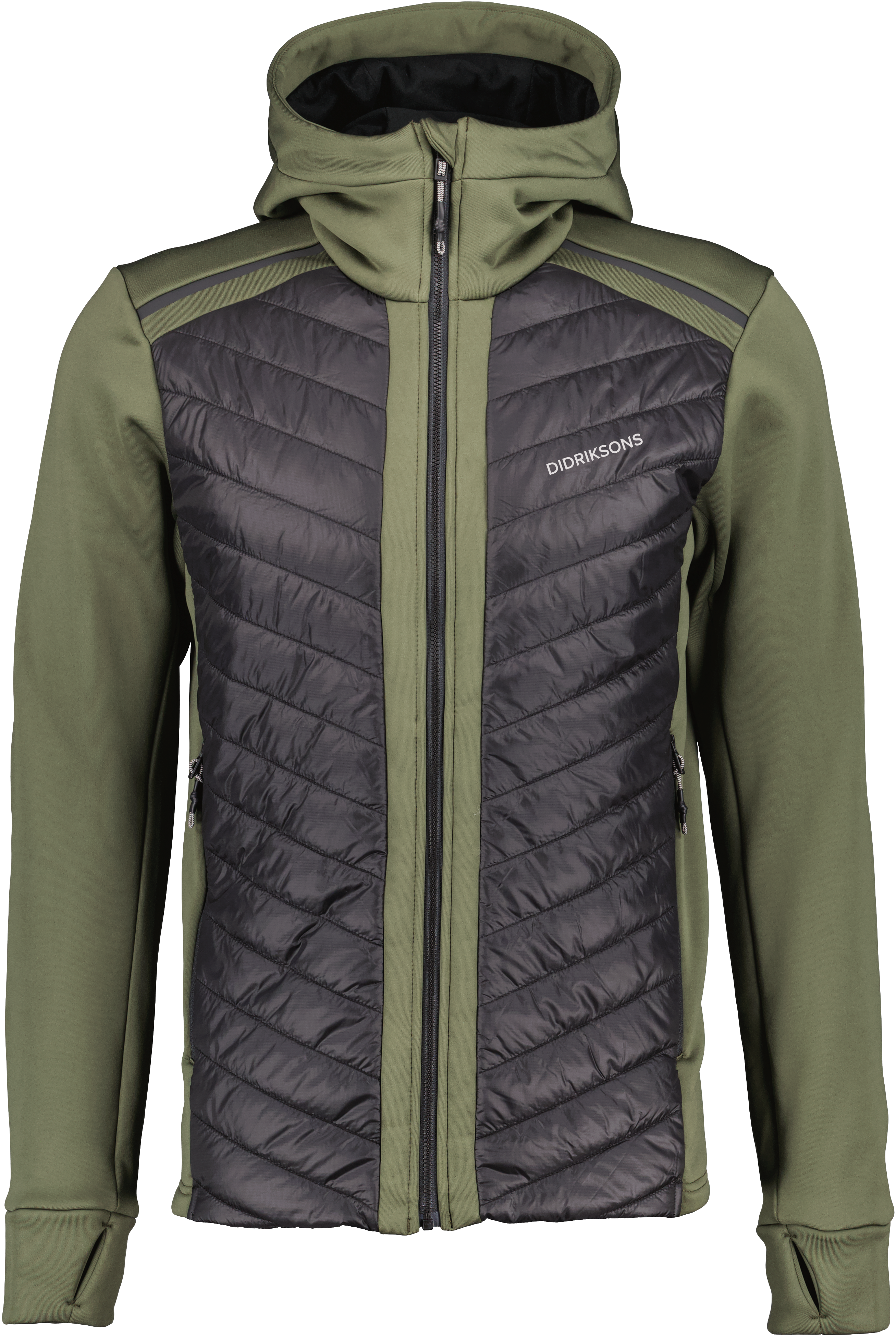 Didriksons Men’s Zuko Full Zip 2 Deep Green